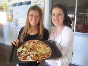 Girls cooking day with The Blue Rock Foundation April 2012